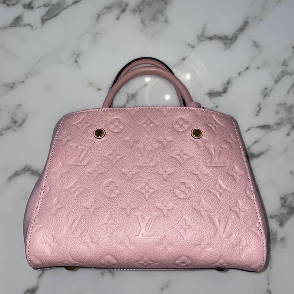 SOLD Louis Vuitton Montaigne Empreinte BB Rose Ballerine - Picture 2 of 9